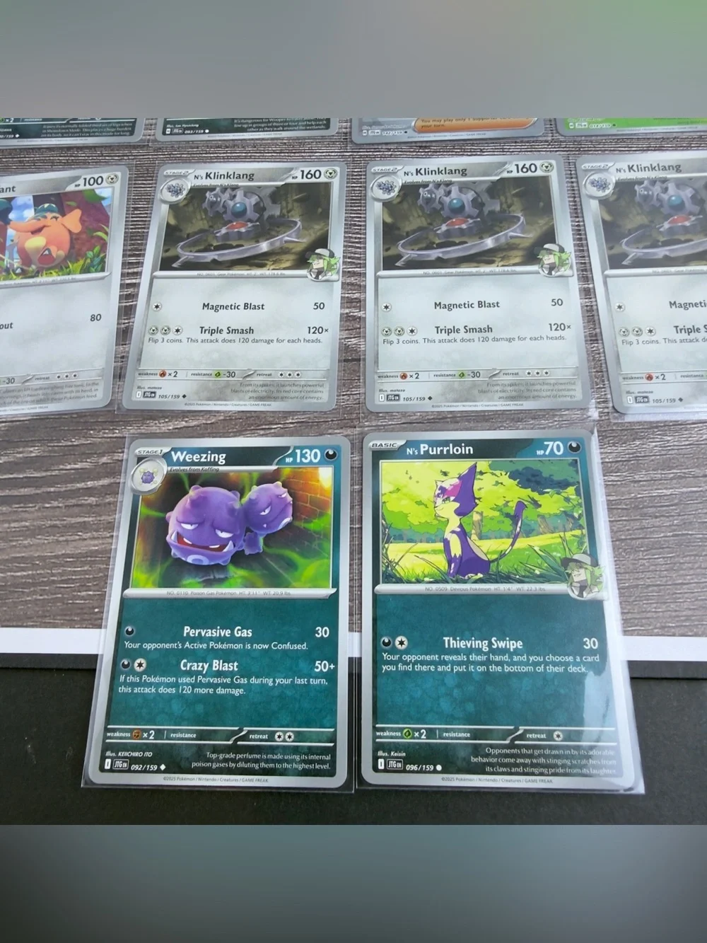 Lot of 20 Pokémon Cards – Reverse Holos Impidimp, Bill & O’Nare, Durant